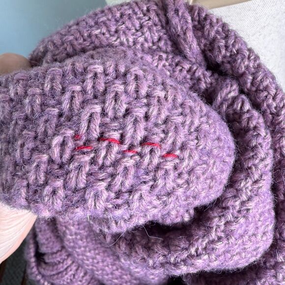 Talbots Petites Cowl Neck Cable Knit Sweater, Lavender Wool Alpaca Sz. Sm 2/$50 - Picture 9 of 11